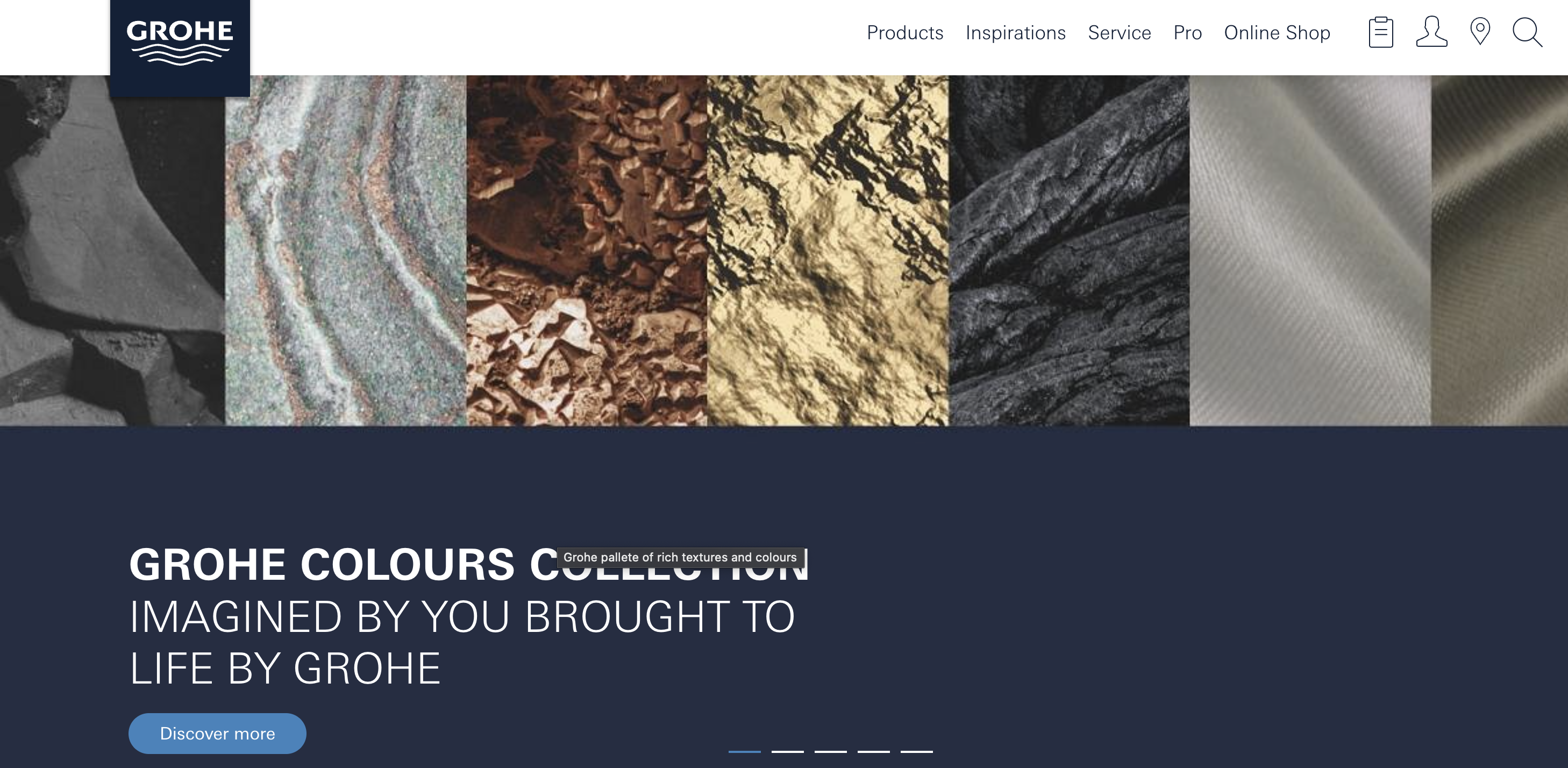 Grohe premium taps and shower systems